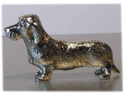 ruhret gravhund - metal - meget f tilbage!