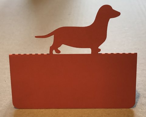 Bordkort I, orange
