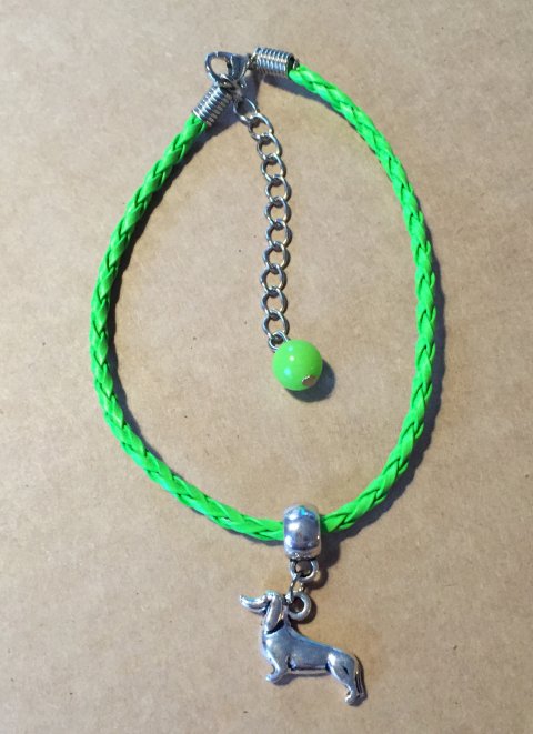armbnd m/gravhund, grn
