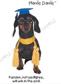 Moxie-Doxie - dobbeltkort med blank inderside