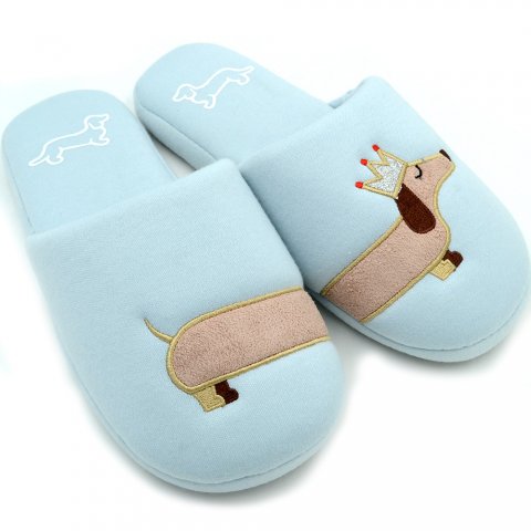 slippers, lysebl - str S eller L