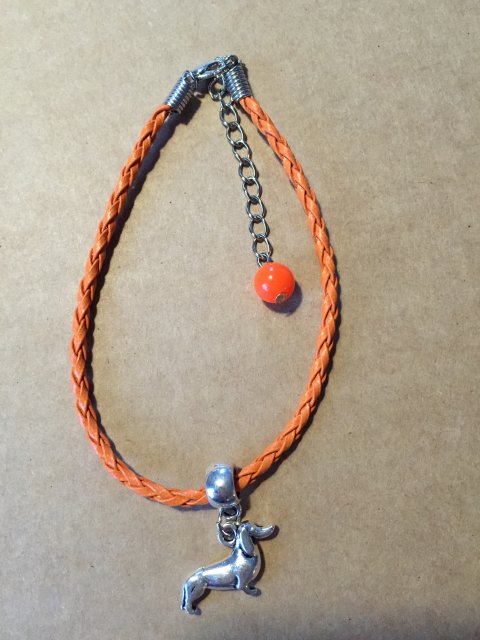 armbnd m/gravhund, orange