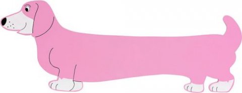 Navneplade, pink