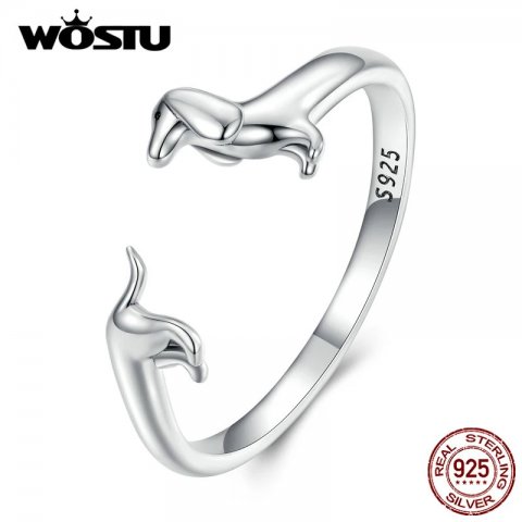 Wostu justerbar ring 925S