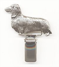 Nummerclip, langh�r - s�lv