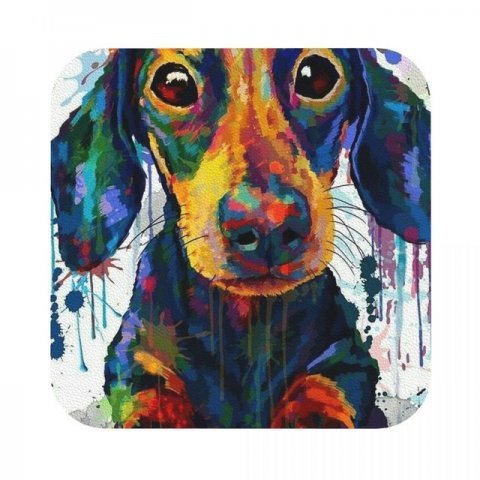 coasters/glasbrikker, sort KS