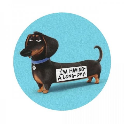 coasters/glasbrikker, Buddy, rund