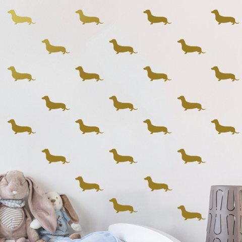 guld stickers, ark m/9 stickers