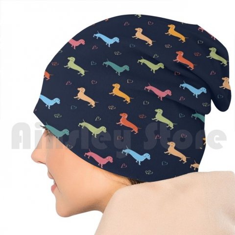 Beanie, m/sm gravhunde, barn