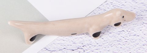 knivstol, keramik - st  6 stk.