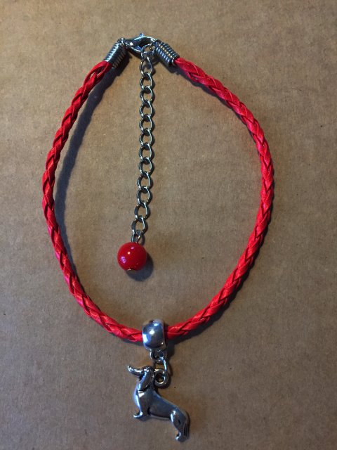 armbnd m/gravhund, rd