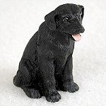 Tiny One - lille labradorfigur, sort