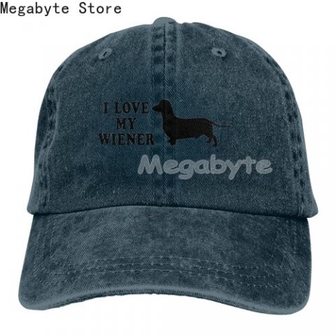 Cap - I Love My Wiener, denimbl