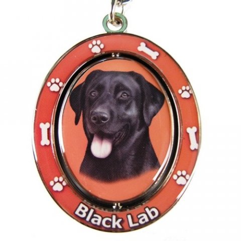 Nglering med spinner, sort labrador
