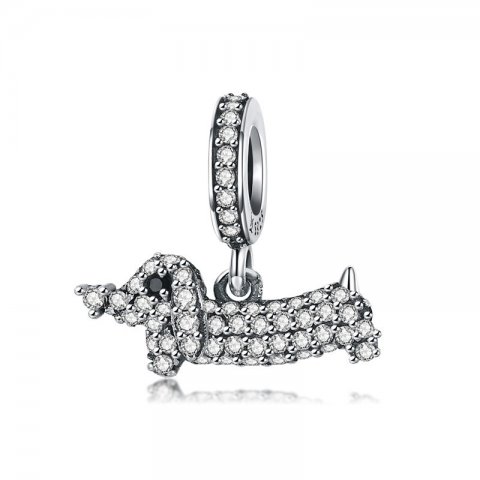 Pandora-type vedhng i 925 Sterling slv m/zirkonia