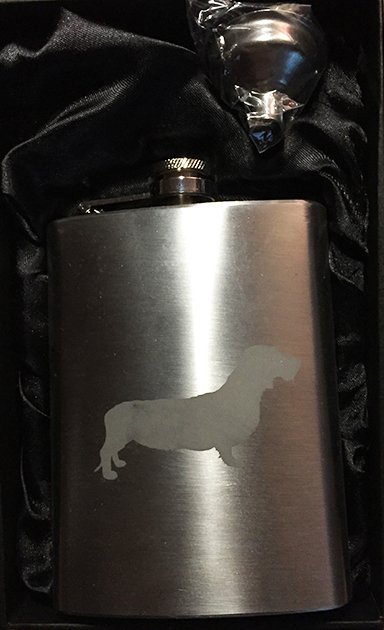 Lommelrke m/ruhret gravhund