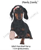 Moxie-Doxie - dobbeltkort med blank inderside