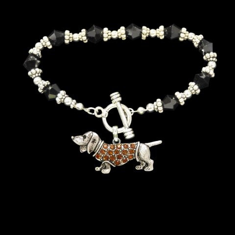 armbnd med gravhundecharm