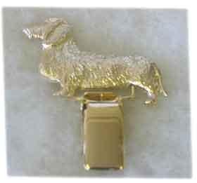Nummerclip, ruhr - guld