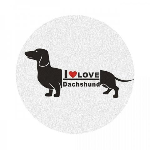 coasters/glasbrikker, I Love..., rund